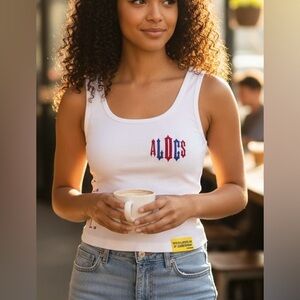 That’s a awful lot of cough syrup women’s ribbed tank top white‎ size large